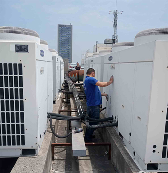 仲巴中央空调制热和不制冷系统维修方法